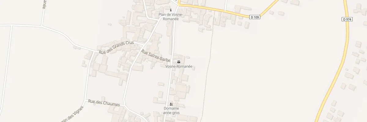 Plan du 1 Rue des Communes à Vosne-Romanée