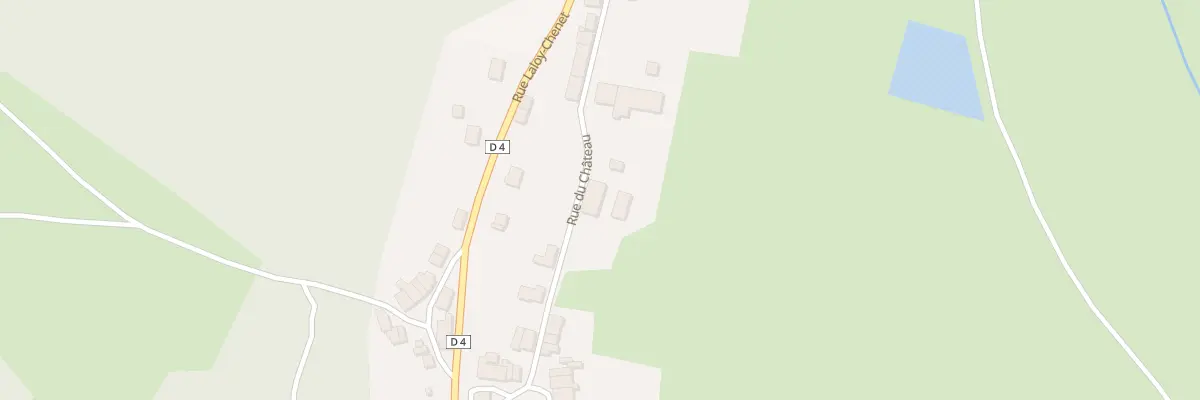 Plan du 2 Rue du Chateau à Chatel-Chéhéry