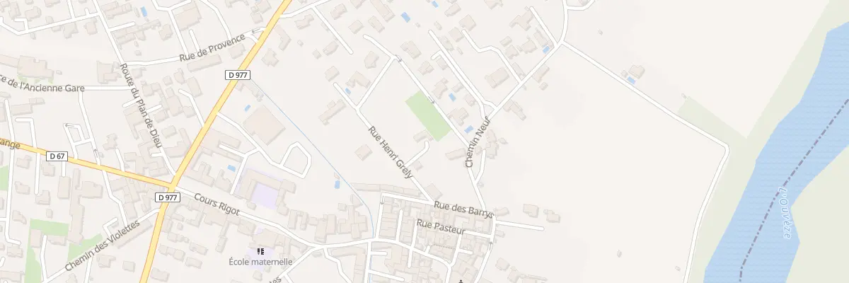 Plan du 52 Rue Henri Grely à Violès