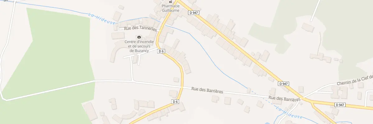 Plan du 21 Rue du Chateau à Buzancy