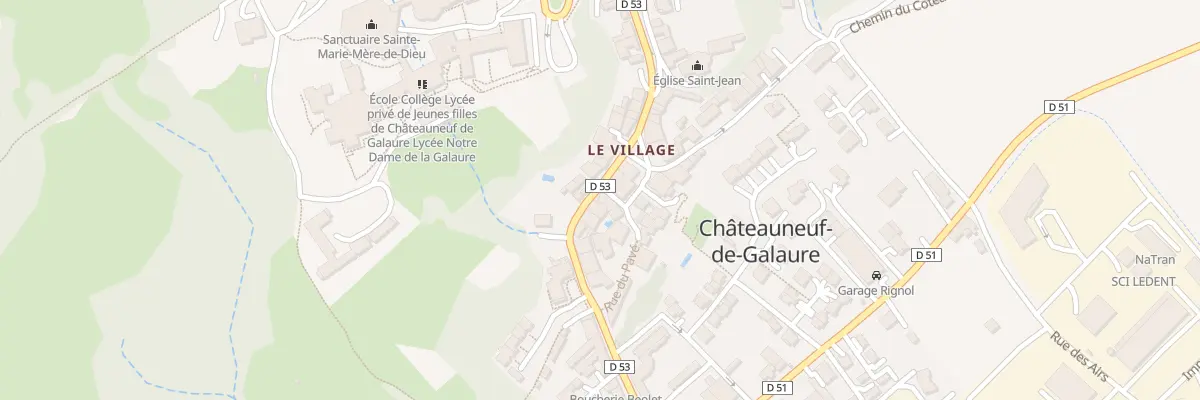 Plan du 26 Rue Geoffroy de Moirans à Châteauneuf-de-Galaure