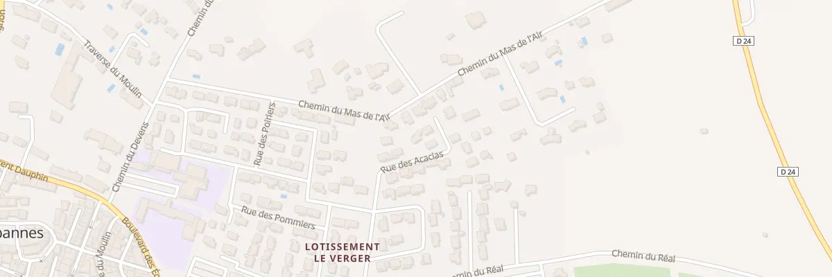 Plan du 11 Lot Le Mazet à Cabannes