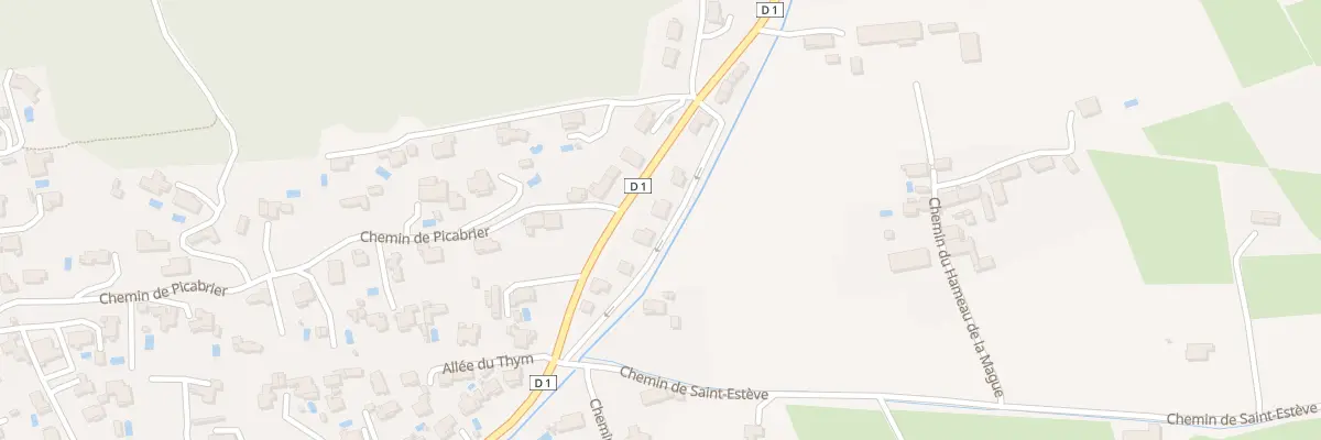 Plan de Rte du Thor à Caumont-sur-Durance