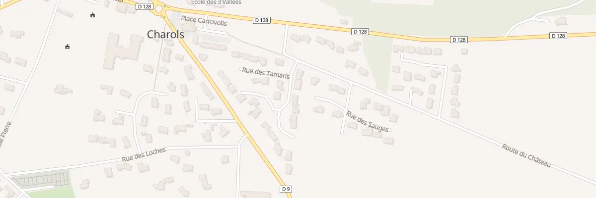 Plan du 11 Rue des Tamaris à Charols