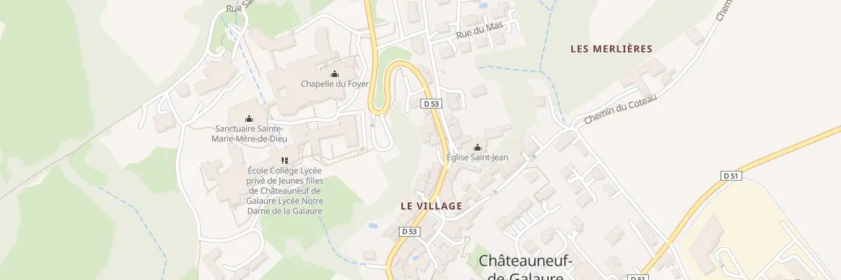 Plan du 71 Rue Geoffroy de Moirans à Châteauneuf-de-Galaure