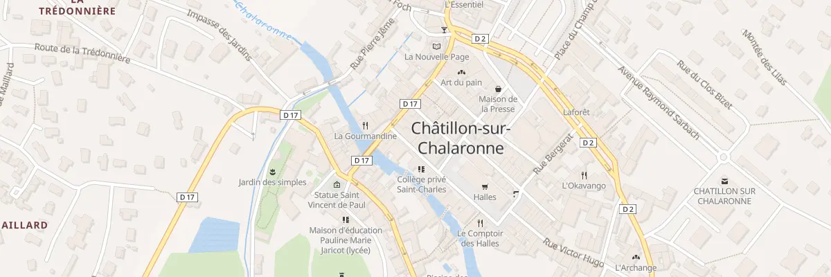 Plan du 29 Rue Philibert Collet à Châtillon-sur-Chalaronne