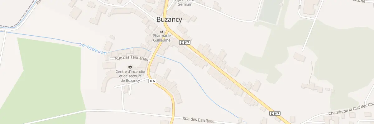 Plan du 10 Rue Chanzy à Buzancy