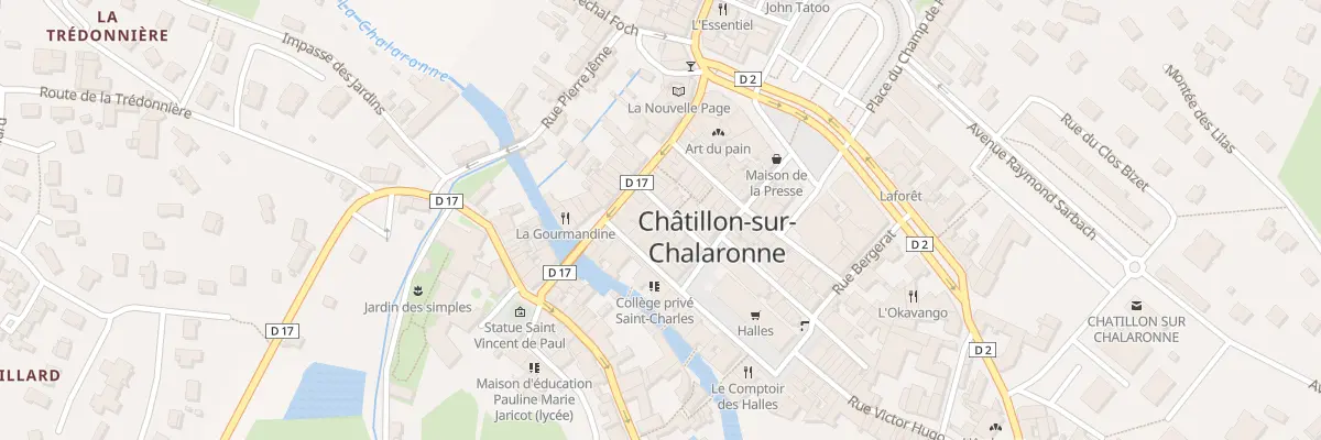 Plan du 30 Rue Commerson à Châtillon-sur-Chalaronne