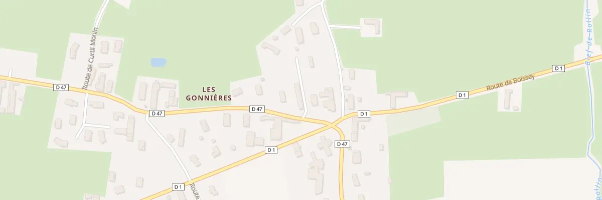 Plan du 697 Rte des Gonnieres à Chevroux