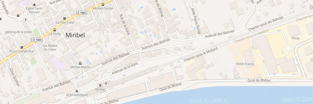 Plan du 58 Rue du Rivage à Miribel