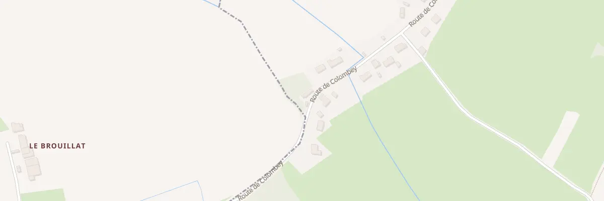 Plan du 12 Rte de Colombey à Saint-Christophe-en-Bresse