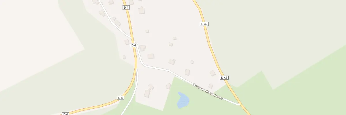 Plan du 5070B La-Bosse à Chatel-Chéhéry