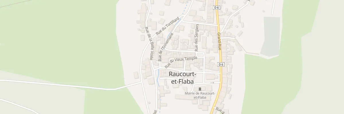 Plan du 5145 Rue du Vieux Temple à Raucourt-et-Flaba