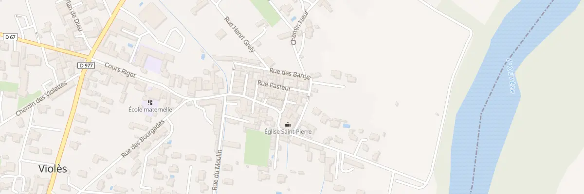 Plan du 24 Rue de l’Eglise à Violès