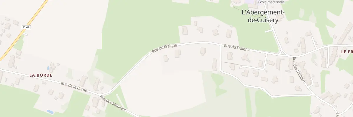 Plan du 566 Rue du Fraigne à L’Abergement-de-Cuisery
