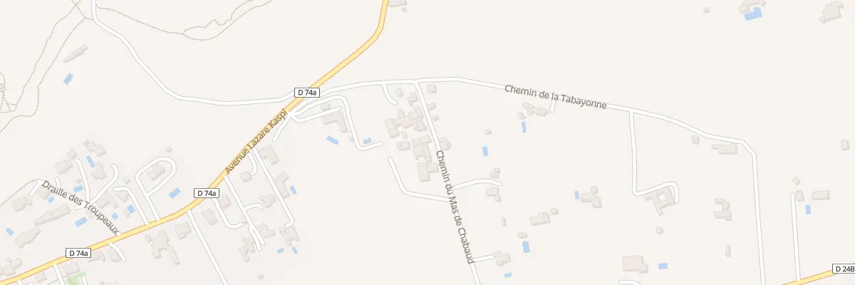 Plan du 244 Che du Mas de Chabaud à Eygalières
