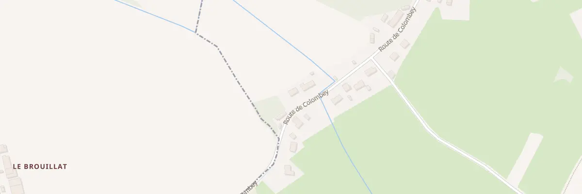 Plan du 10 Rte de Colombey à Saint-Christophe-en-Bresse