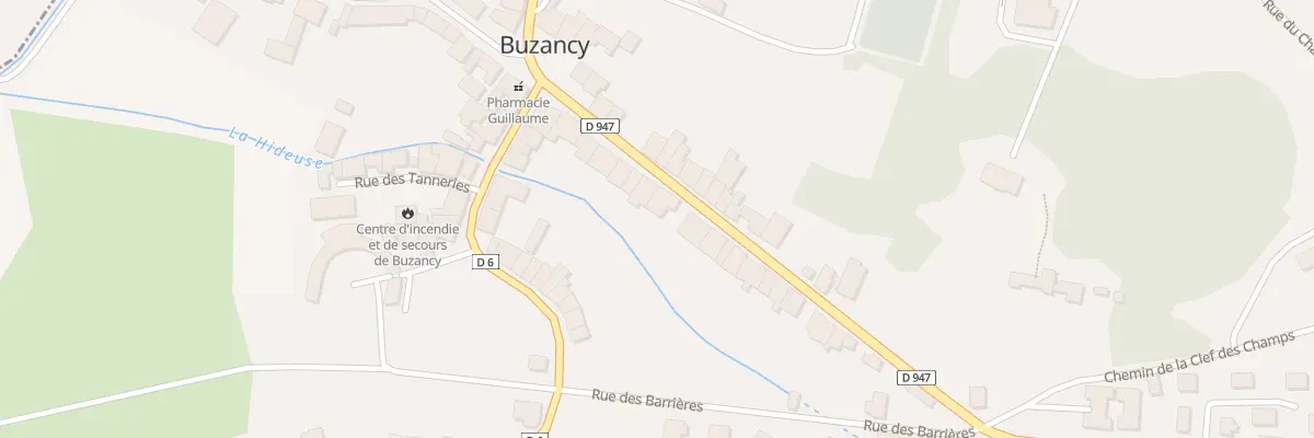 Plan du 16 Rue Chanzy à Buzancy