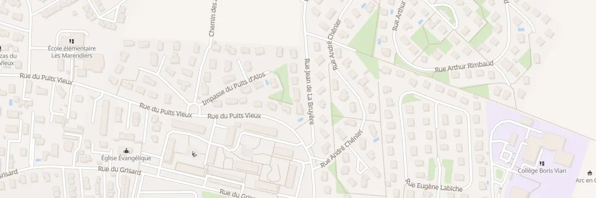 Plan du 5 Rue Jean de La Bruyère à Saint-Priest