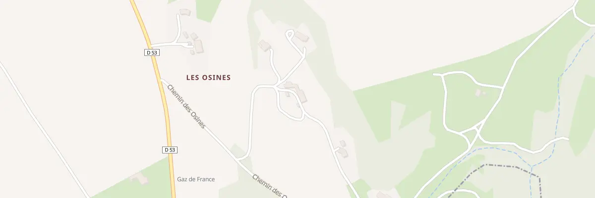 Plan du 5037 Les Osines à Saint-Avit