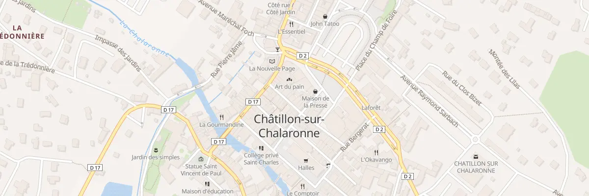 Plan du 47 Rue Alphonse Baudin à Châtillon-sur-Chalaronne