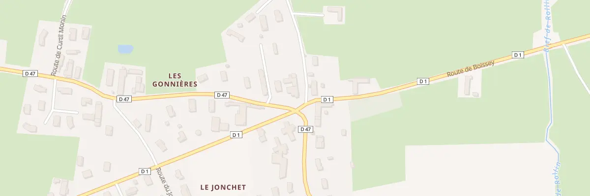 Plan du 731 Rte des Gonnieres à Chevroux