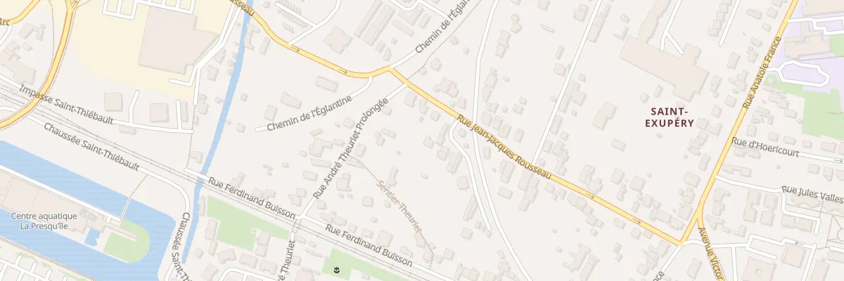 Plan du 22 Rue Jean Jacques Rousseau à Saint-Dizier