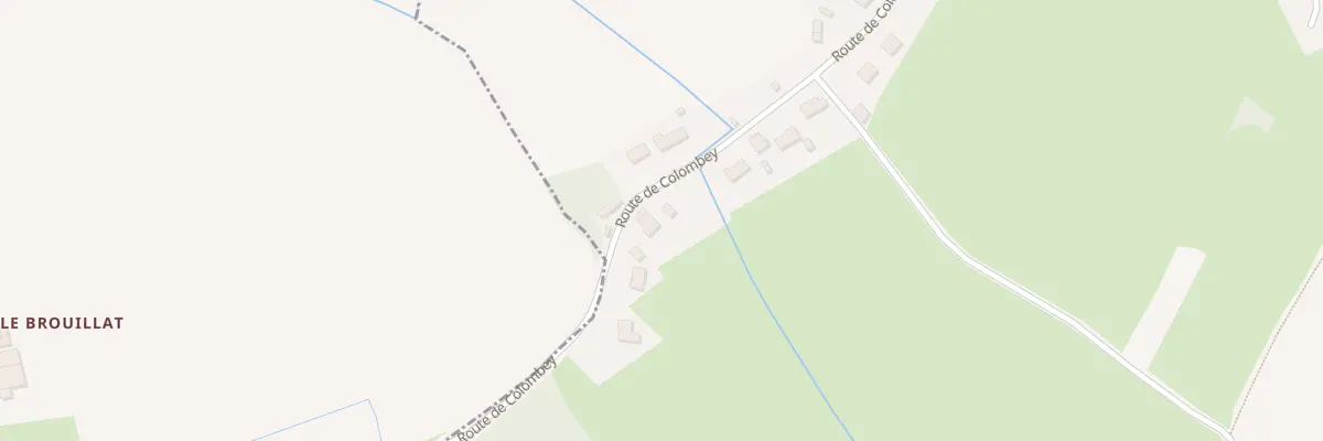 Plan du 29 Rte de Colombey à Saint-Christophe-en-Bresse