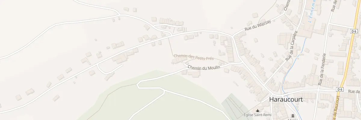 Plan du 2 Le Moulin à Haraucourt