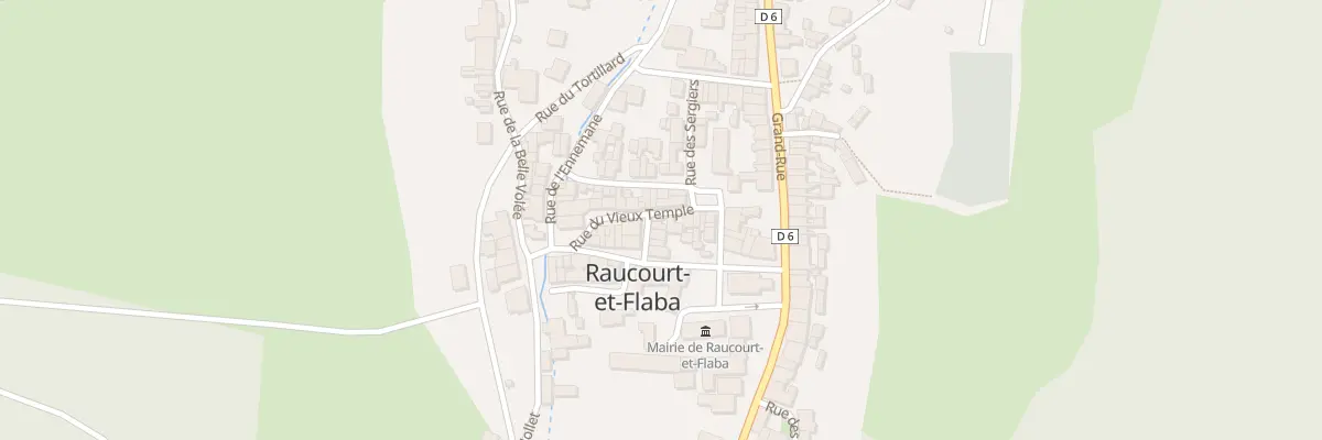 Plan du 9 Rue du Puits à Raucourt-et-Flaba