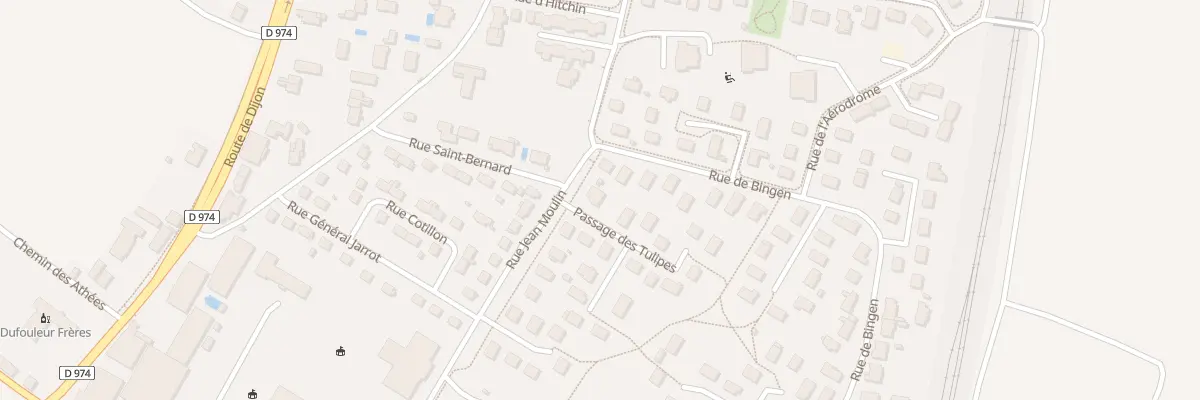 Plan du 16 Rue Jean Moulin à Nuits-Saint-Georges