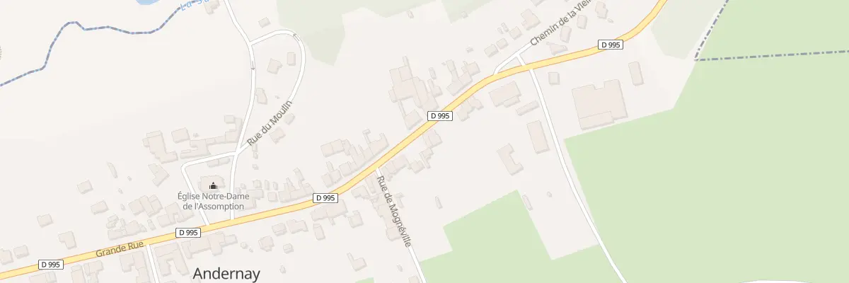 Plan du 17 Gr Grande Rue à Andernay