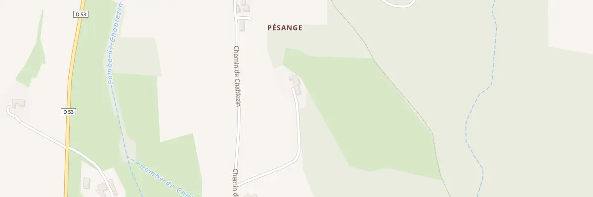 Plan du 5018 Pesange à Saint-Avit