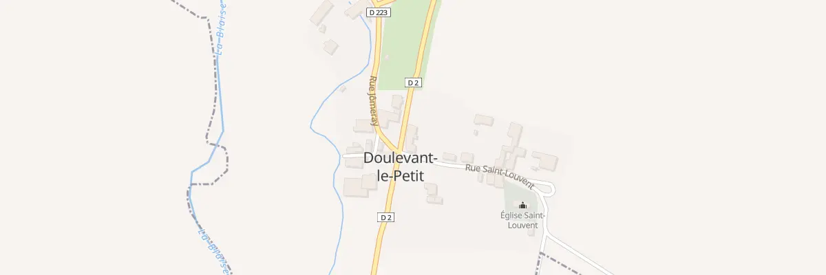 Plan du 2 Rue Charles de Gaulle à Doulevant-le-Petit