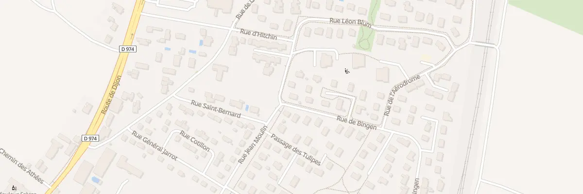 Plan du 2 Rue Léon Blum à Nuits-Saint-Georges