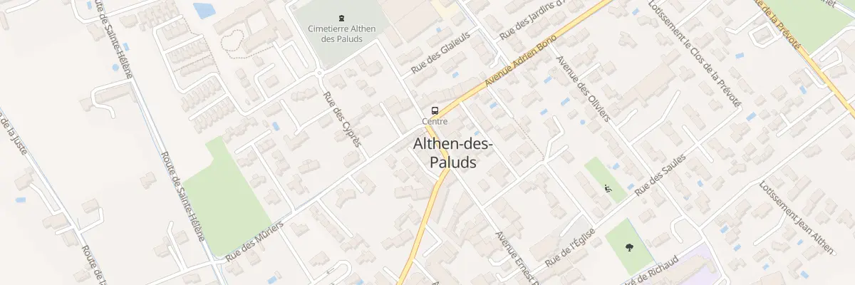 Plan du 40 Imp de la Poste à Althen-des-Paluds