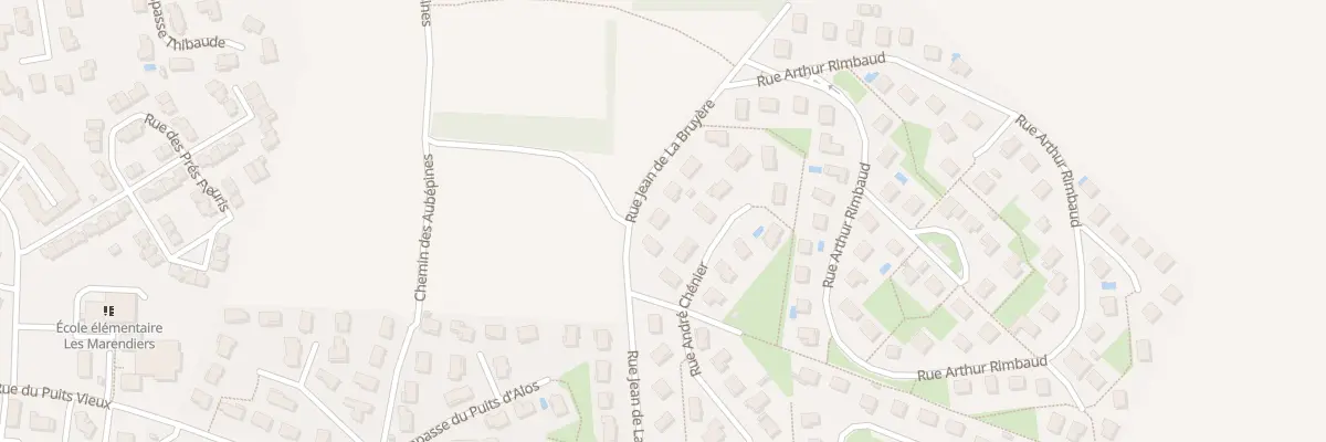 Plan du 20 Rue Jean de La Bruyère à Saint-Priest