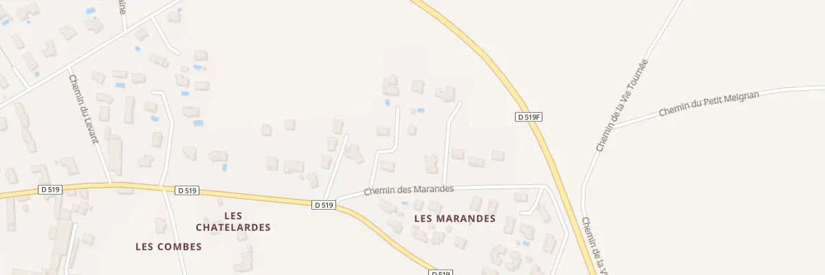 Plan du 53 Che des Marandes à Jarcieu