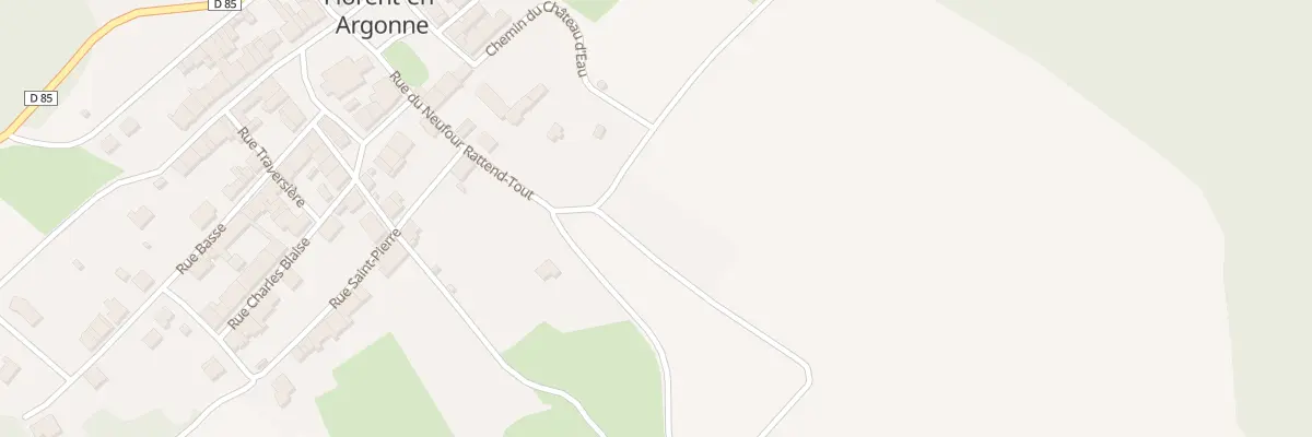 Plan du 5207 Rue Andre Deliege à Florent-en-Argonne