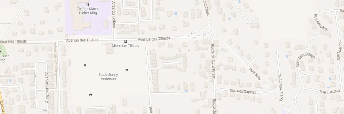 Plan du 8 Rue Joseph Brissaud à Mions