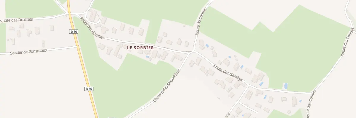 Plan du 24 Che des Sivaudieres à Saint-Cyr-sur-Menthon