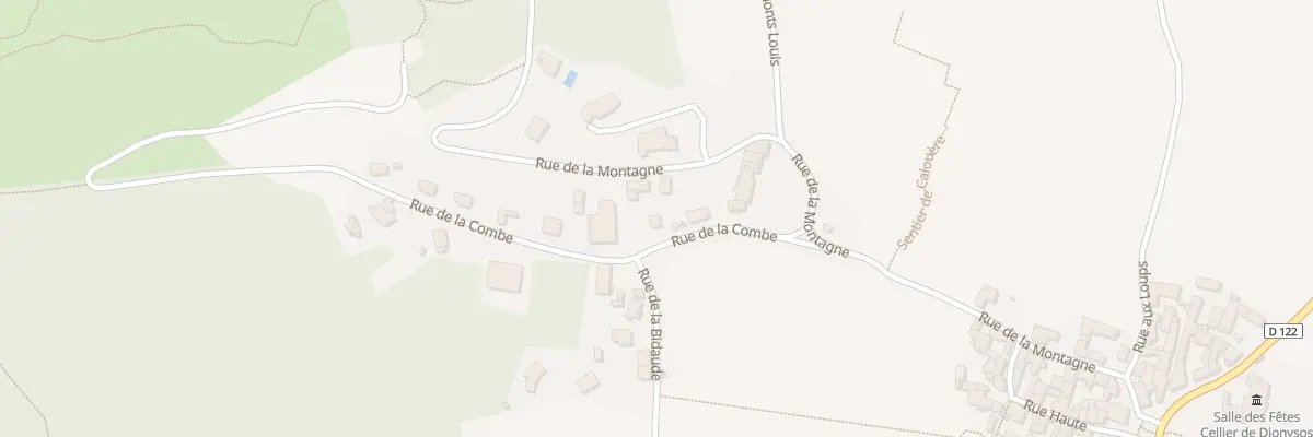 Plan du 8 Rue de la Combe à Morey-Saint-Denis