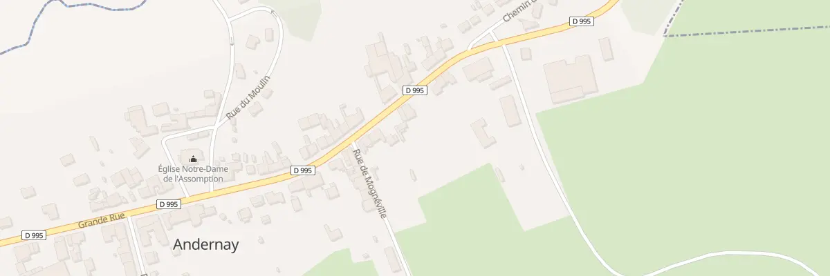 Plan du 15 Gr Grande Rue à Andernay