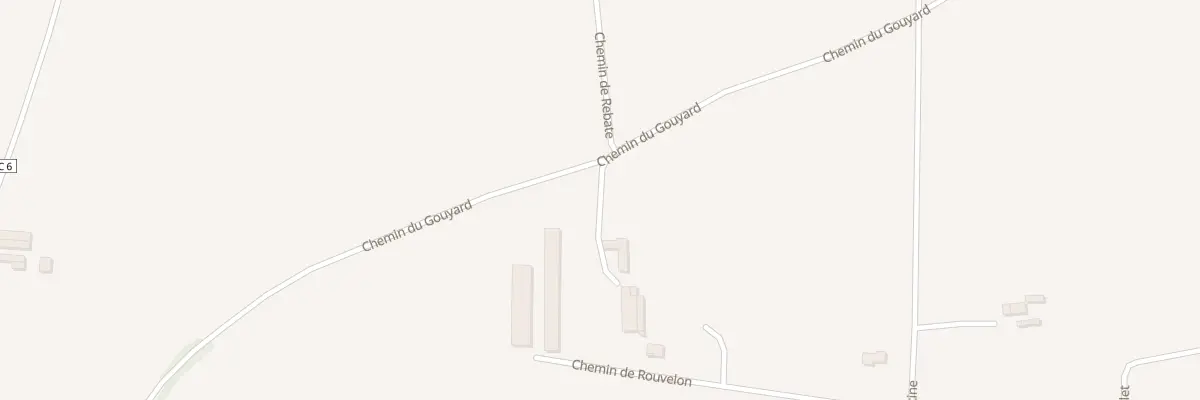 Plan du 5334 Les Corneries-Nord à Châteauneuf-sur-Isère