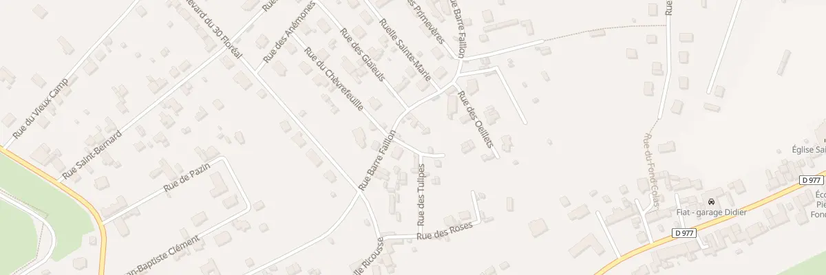 Plan du 4 Rue des Tulipes à Sedan