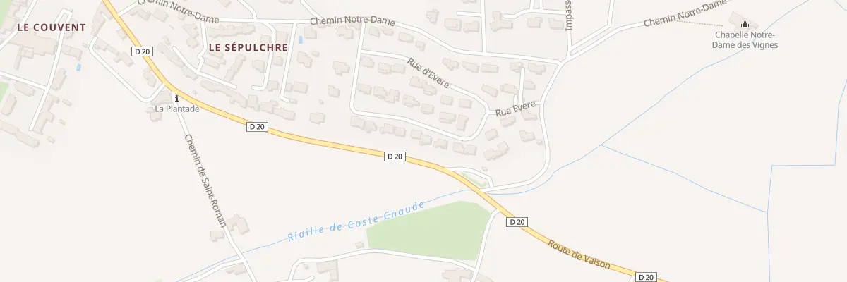 Plan du 252 Rue Colonel Arnaud Beltrame à Visan