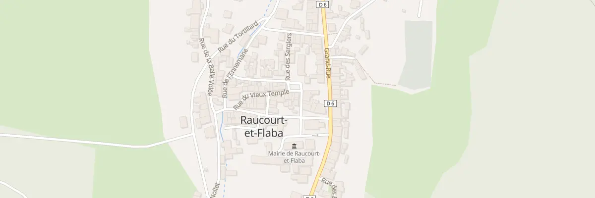 Plan du 3 Rue de l’Eglise à Raucourt-et-Flaba