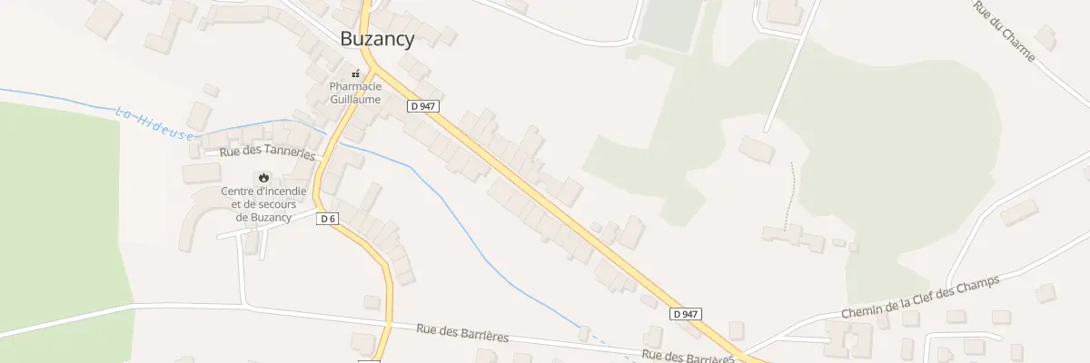 Plan du 19 Rue Chanzy à Buzancy