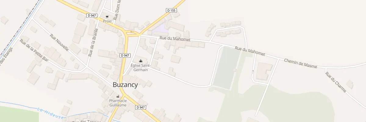 Plan du 10 Rue du Mahomet à Buzancy