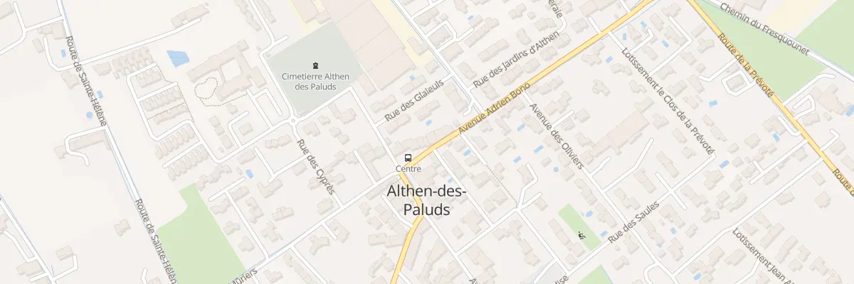 Plan du 47 Rue Adrien Bono à Althen-des-Paluds
